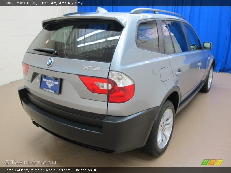 Silver Gray Metallic / Grey 2005 BMW X3 3.0i