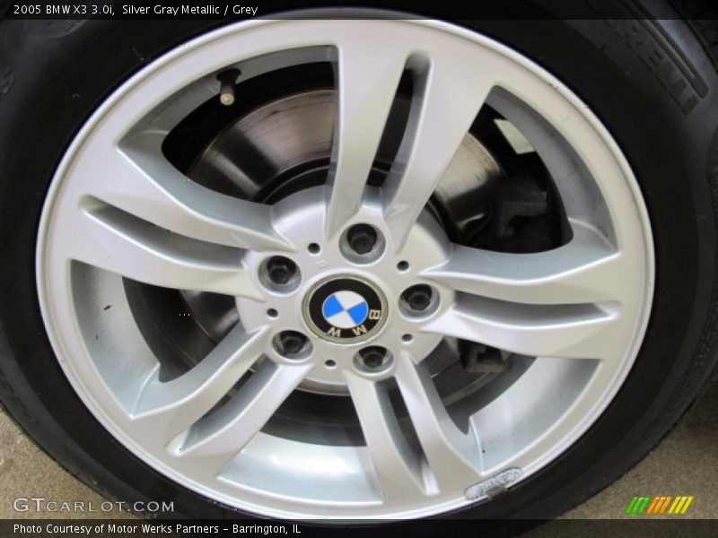 Silver Gray Metallic / Grey 2005 BMW X3 3.0i