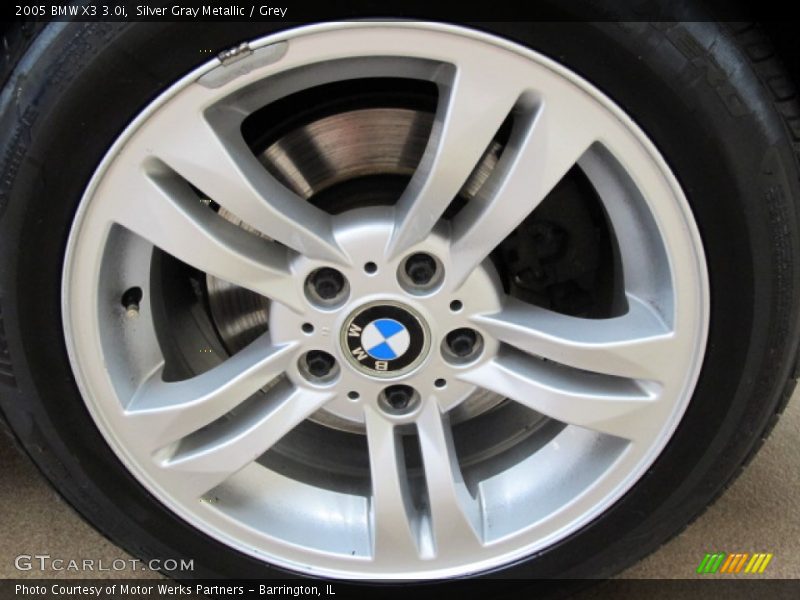 Silver Gray Metallic / Grey 2005 BMW X3 3.0i