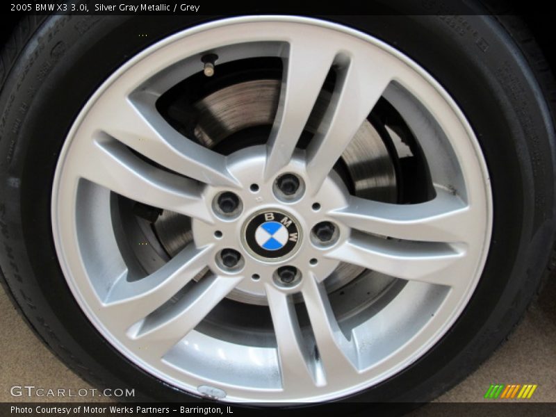 Silver Gray Metallic / Grey 2005 BMW X3 3.0i