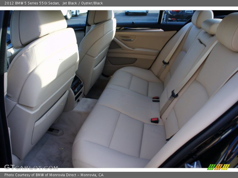 Jet Black / Oyster/Black 2012 BMW 5 Series 550i Sedan