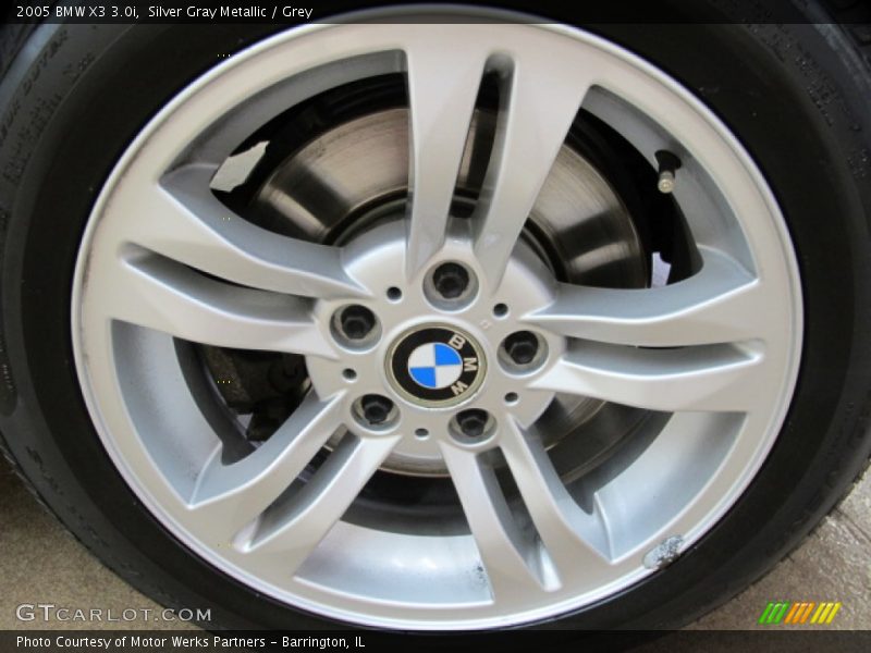 Silver Gray Metallic / Grey 2005 BMW X3 3.0i