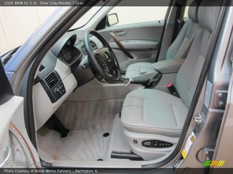 Silver Gray Metallic / Grey 2005 BMW X3 3.0i