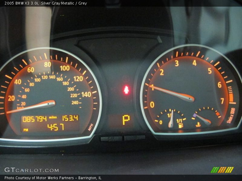 Silver Gray Metallic / Grey 2005 BMW X3 3.0i
