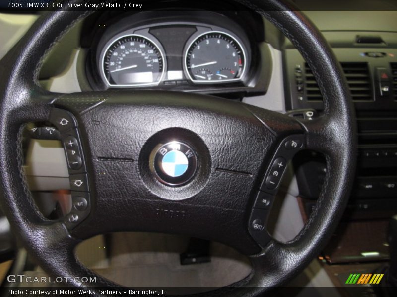 Silver Gray Metallic / Grey 2005 BMW X3 3.0i