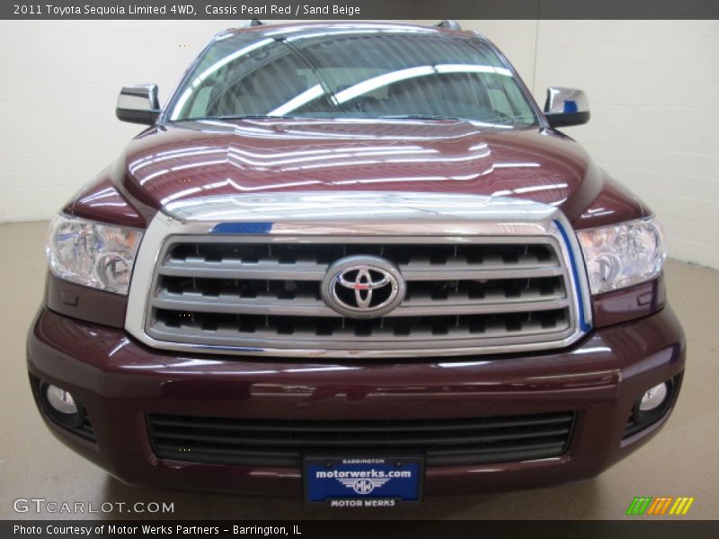 Cassis Pearl Red / Sand Beige 2011 Toyota Sequoia Limited 4WD