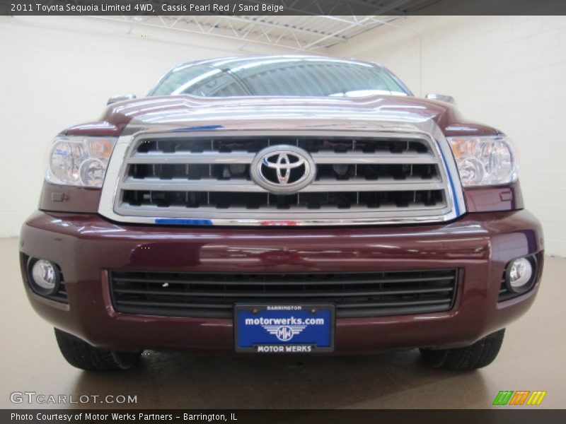 Cassis Pearl Red / Sand Beige 2011 Toyota Sequoia Limited 4WD