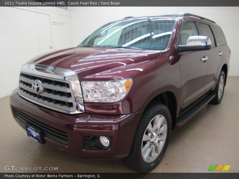 Cassis Pearl Red / Sand Beige 2011 Toyota Sequoia Limited 4WD