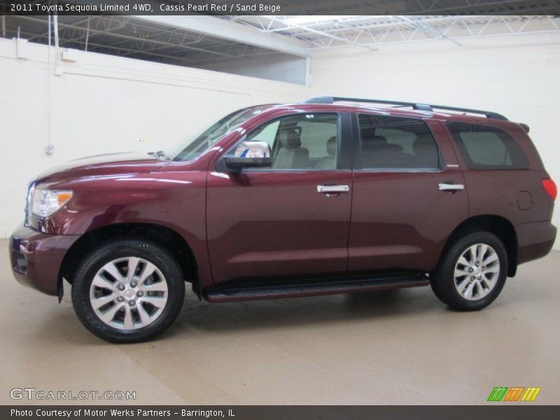  2011 Sequoia Limited 4WD Cassis Pearl Red