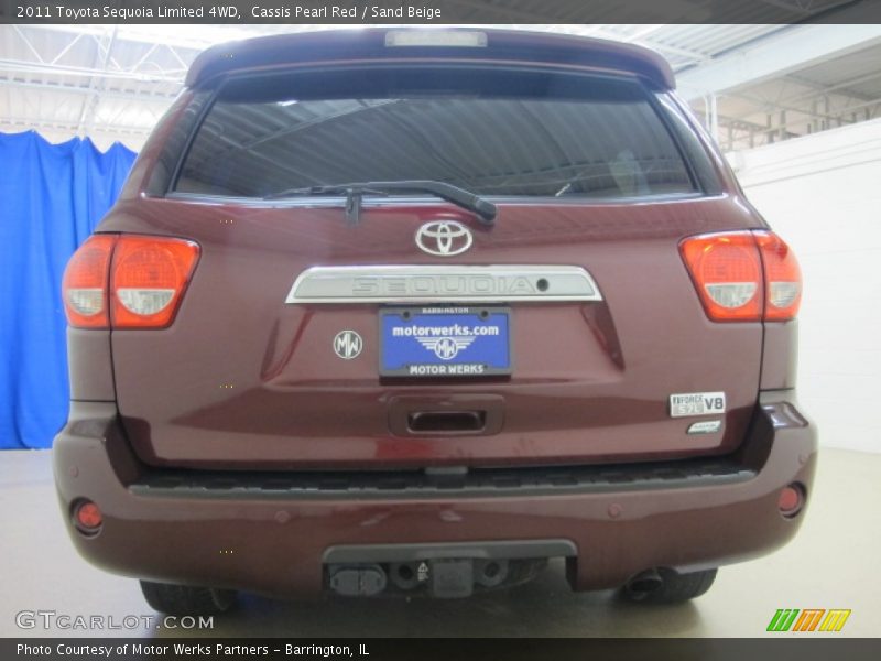 Cassis Pearl Red / Sand Beige 2011 Toyota Sequoia Limited 4WD