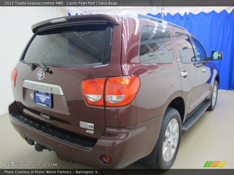 Cassis Pearl Red / Sand Beige 2011 Toyota Sequoia Limited 4WD