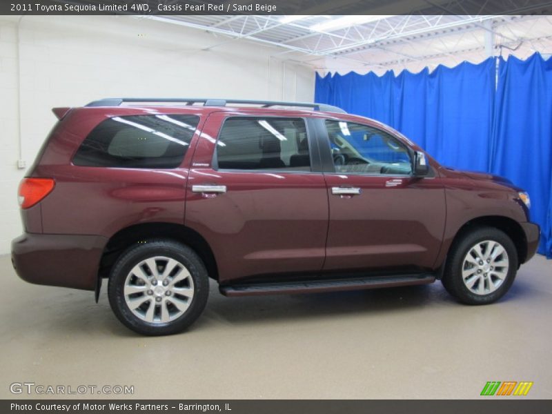Cassis Pearl Red / Sand Beige 2011 Toyota Sequoia Limited 4WD