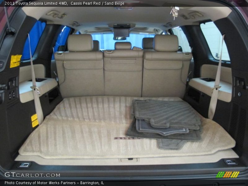 Cassis Pearl Red / Sand Beige 2011 Toyota Sequoia Limited 4WD