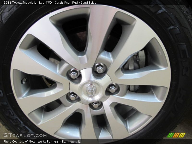 Cassis Pearl Red / Sand Beige 2011 Toyota Sequoia Limited 4WD