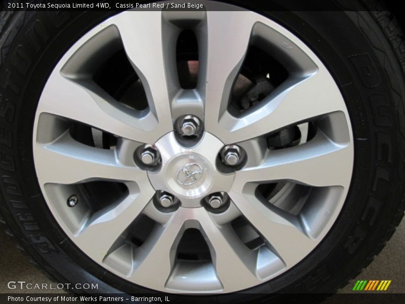 Cassis Pearl Red / Sand Beige 2011 Toyota Sequoia Limited 4WD