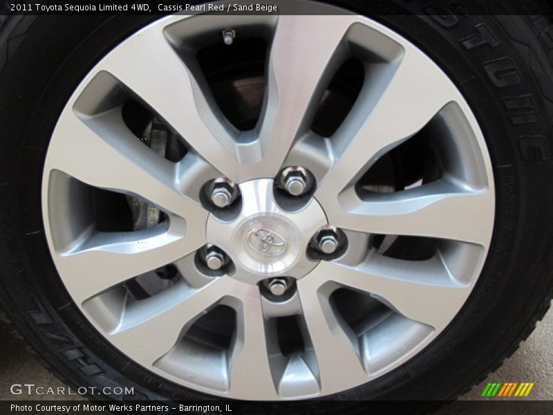 Cassis Pearl Red / Sand Beige 2011 Toyota Sequoia Limited 4WD