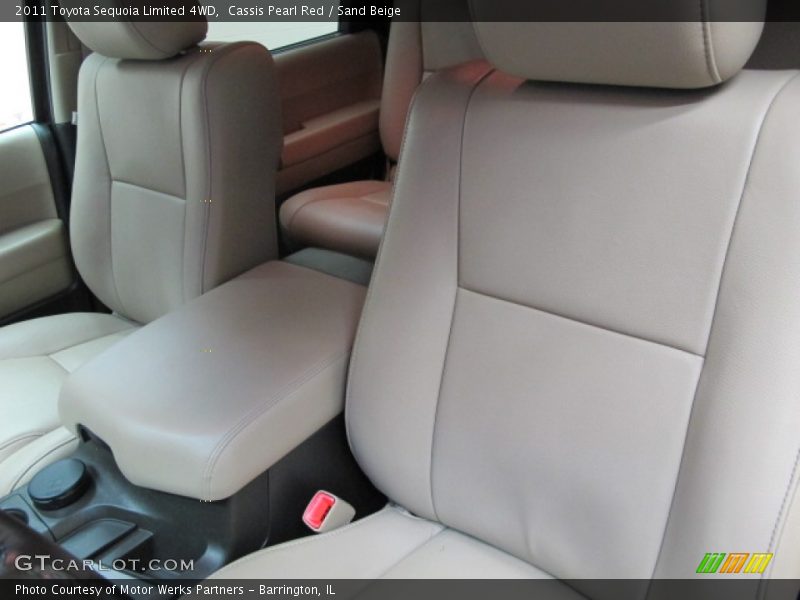 Cassis Pearl Red / Sand Beige 2011 Toyota Sequoia Limited 4WD