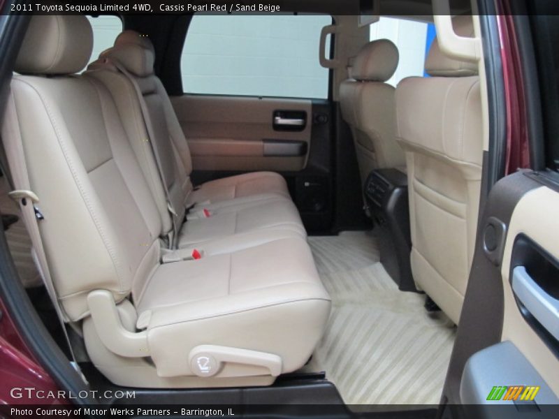 Cassis Pearl Red / Sand Beige 2011 Toyota Sequoia Limited 4WD