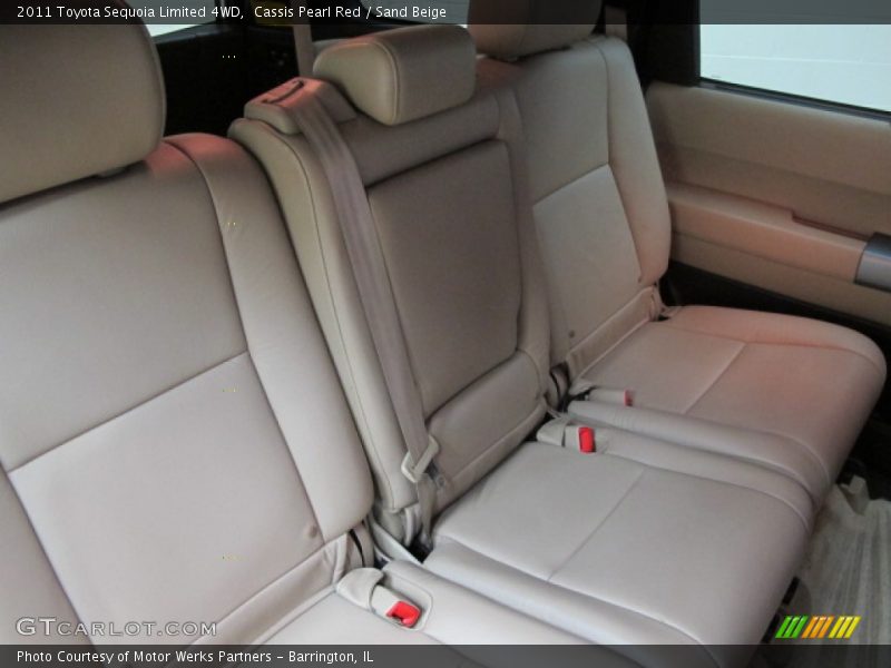Cassis Pearl Red / Sand Beige 2011 Toyota Sequoia Limited 4WD