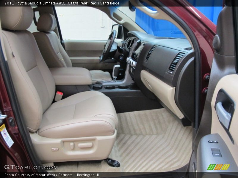 Cassis Pearl Red / Sand Beige 2011 Toyota Sequoia Limited 4WD