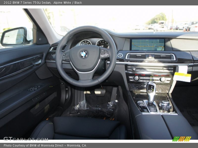 Alpine White / Black 2012 BMW 7 Series 750Li Sedan