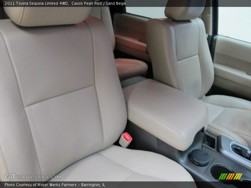Cassis Pearl Red / Sand Beige 2011 Toyota Sequoia Limited 4WD
