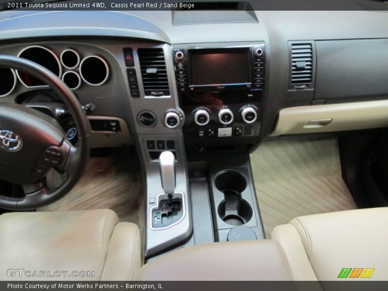 Cassis Pearl Red / Sand Beige 2011 Toyota Sequoia Limited 4WD