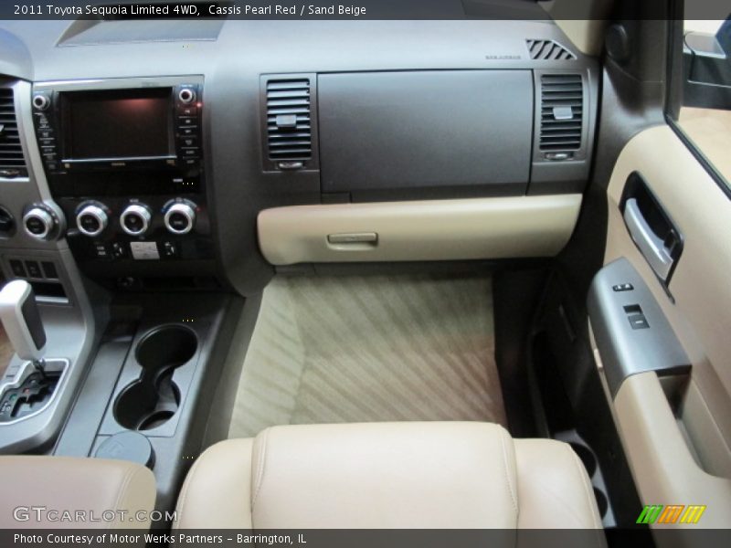 Cassis Pearl Red / Sand Beige 2011 Toyota Sequoia Limited 4WD
