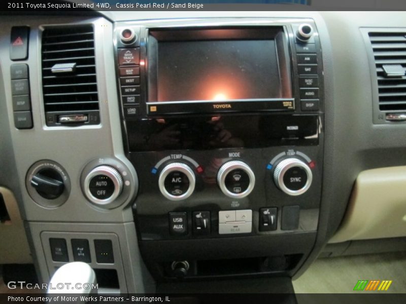 Controls of 2011 Sequoia Limited 4WD