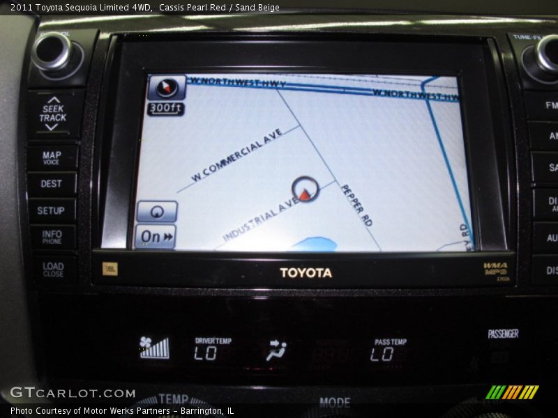 Navigation of 2011 Sequoia Limited 4WD