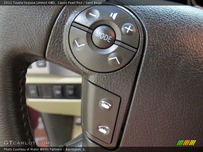 Controls of 2011 Sequoia Limited 4WD