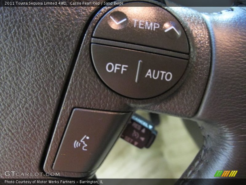 Controls of 2011 Sequoia Limited 4WD