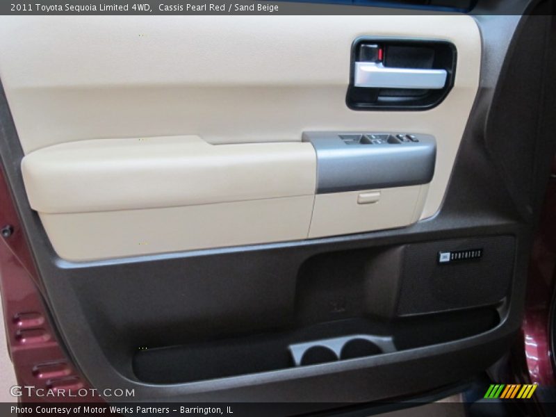 Cassis Pearl Red / Sand Beige 2011 Toyota Sequoia Limited 4WD
