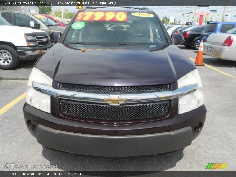 Black Amethyst Metallic / Light Gray 2006 Chevrolet Equinox LT