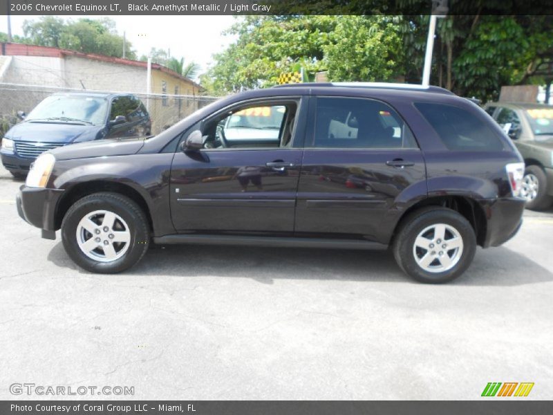 Black Amethyst Metallic / Light Gray 2006 Chevrolet Equinox LT