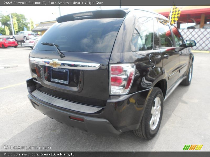 Black Amethyst Metallic / Light Gray 2006 Chevrolet Equinox LT