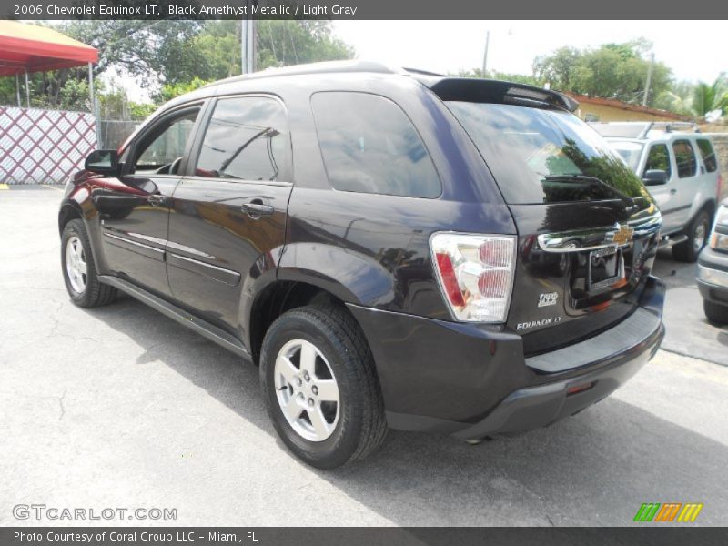 Black Amethyst Metallic / Light Gray 2006 Chevrolet Equinox LT