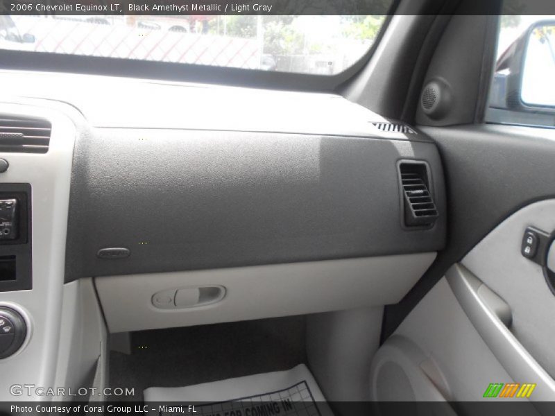 Black Amethyst Metallic / Light Gray 2006 Chevrolet Equinox LT