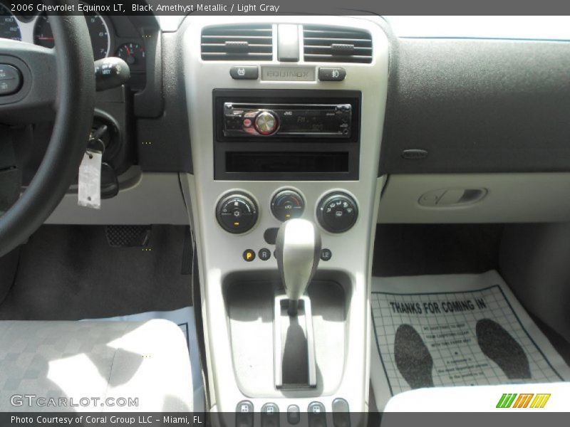 Black Amethyst Metallic / Light Gray 2006 Chevrolet Equinox LT