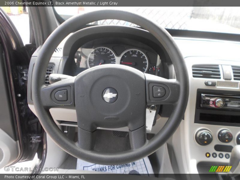 Black Amethyst Metallic / Light Gray 2006 Chevrolet Equinox LT