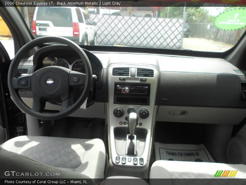 Black Amethyst Metallic / Light Gray 2006 Chevrolet Equinox LT
