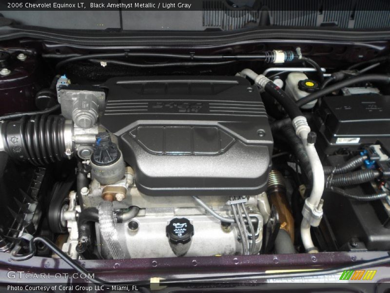 Black Amethyst Metallic / Light Gray 2006 Chevrolet Equinox LT