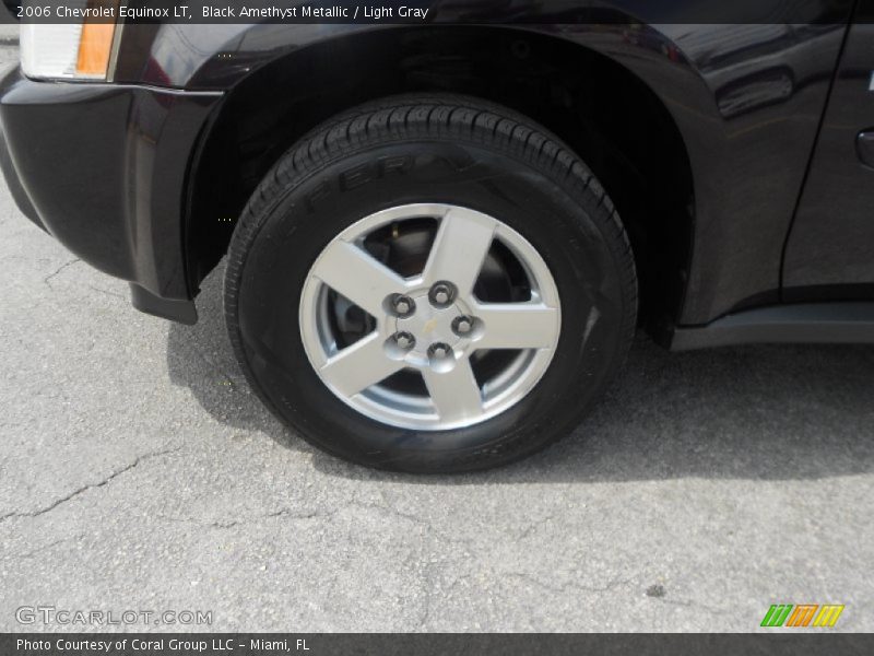 Black Amethyst Metallic / Light Gray 2006 Chevrolet Equinox LT