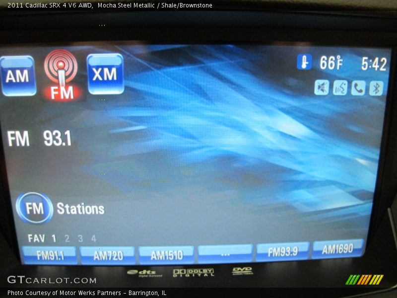 Mocha Steel Metallic / Shale/Brownstone 2011 Cadillac SRX 4 V6 AWD