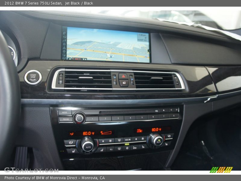 Jet Black / Black 2012 BMW 7 Series 750Li Sedan