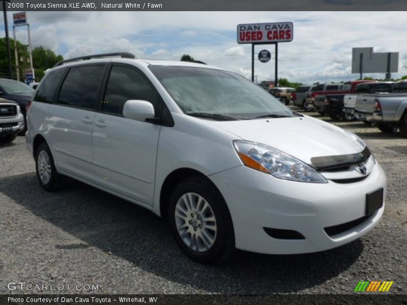 Natural White / Fawn 2008 Toyota Sienna XLE AWD