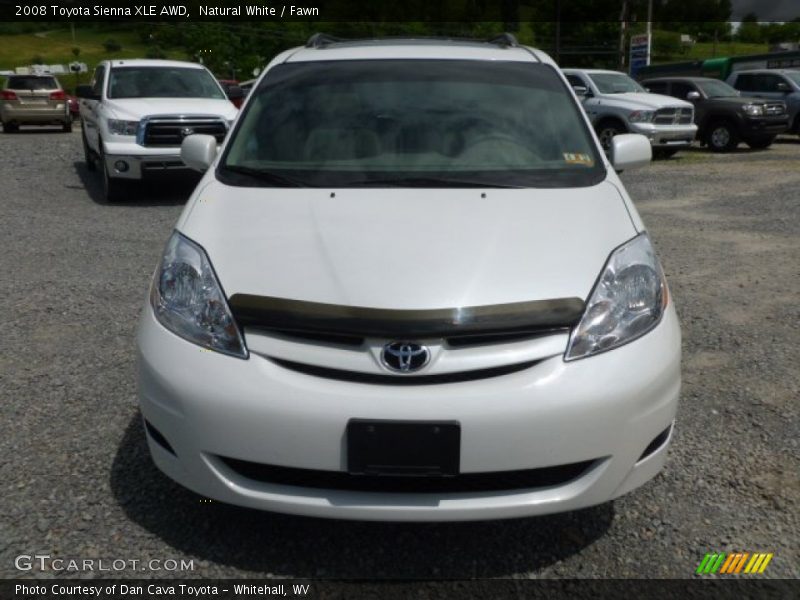 Natural White / Fawn 2008 Toyota Sienna XLE AWD