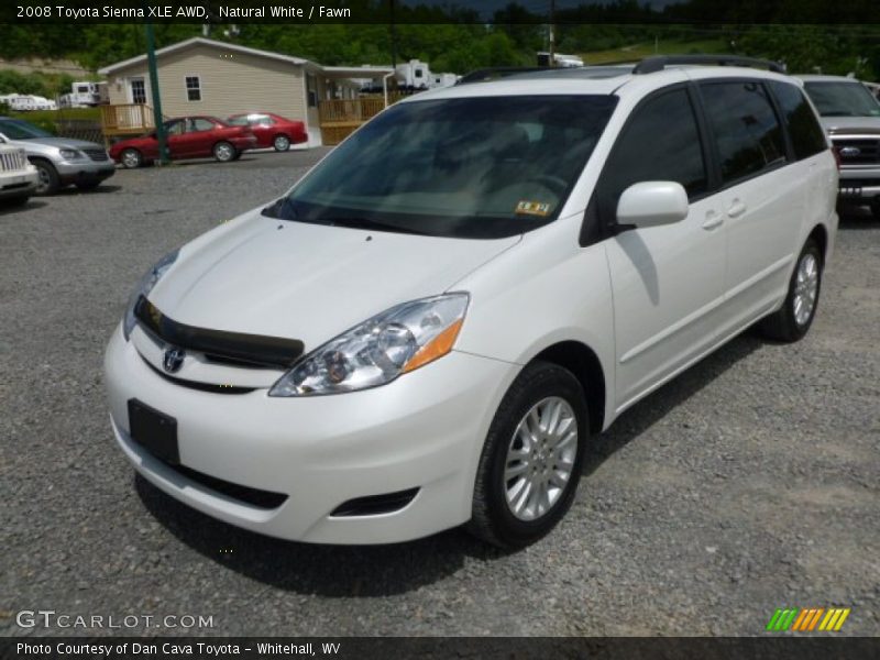 Natural White / Fawn 2008 Toyota Sienna XLE AWD