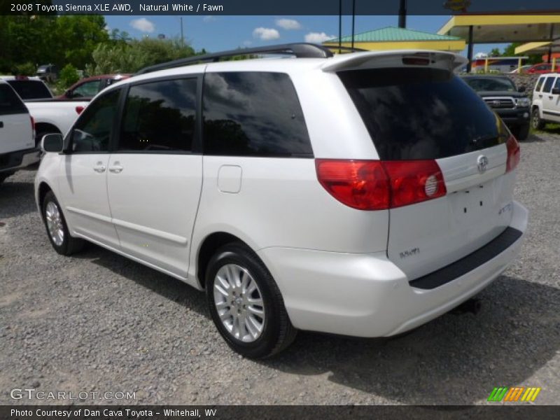 Natural White / Fawn 2008 Toyota Sienna XLE AWD