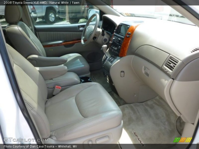 Natural White / Fawn 2008 Toyota Sienna XLE AWD